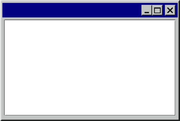 Windows 95 Retro Webcam Frame Overlay